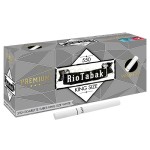 Cutie cu 550 de tuburi pentru injectat tutun, dimensiune standard (king size), filtru alb maca RioTabak